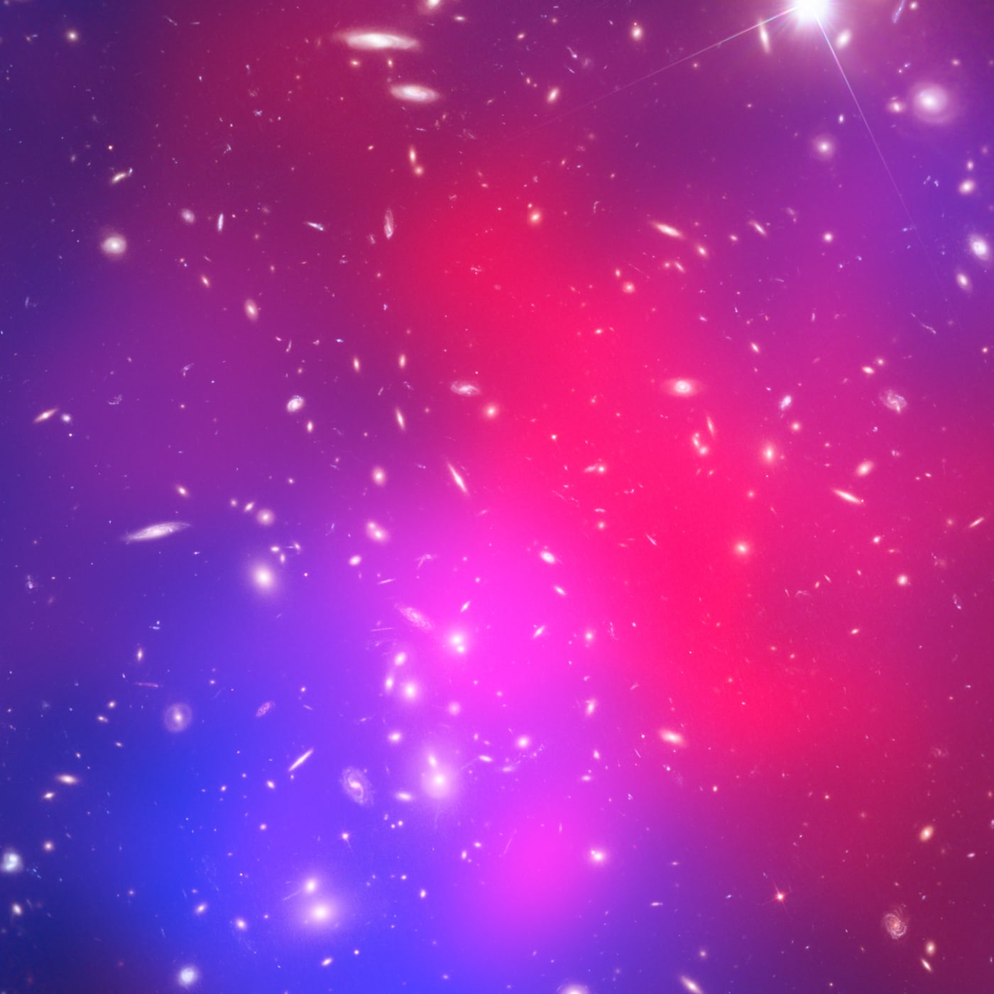 Abell 2744, o Aglomerado de Pandora registrado pelo telescópio espacial Hubble