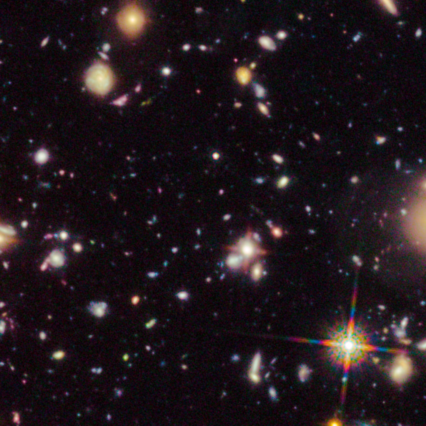 Campo Ultraprofundo do Hubble registrado pelo telescópio espacial Hubble
