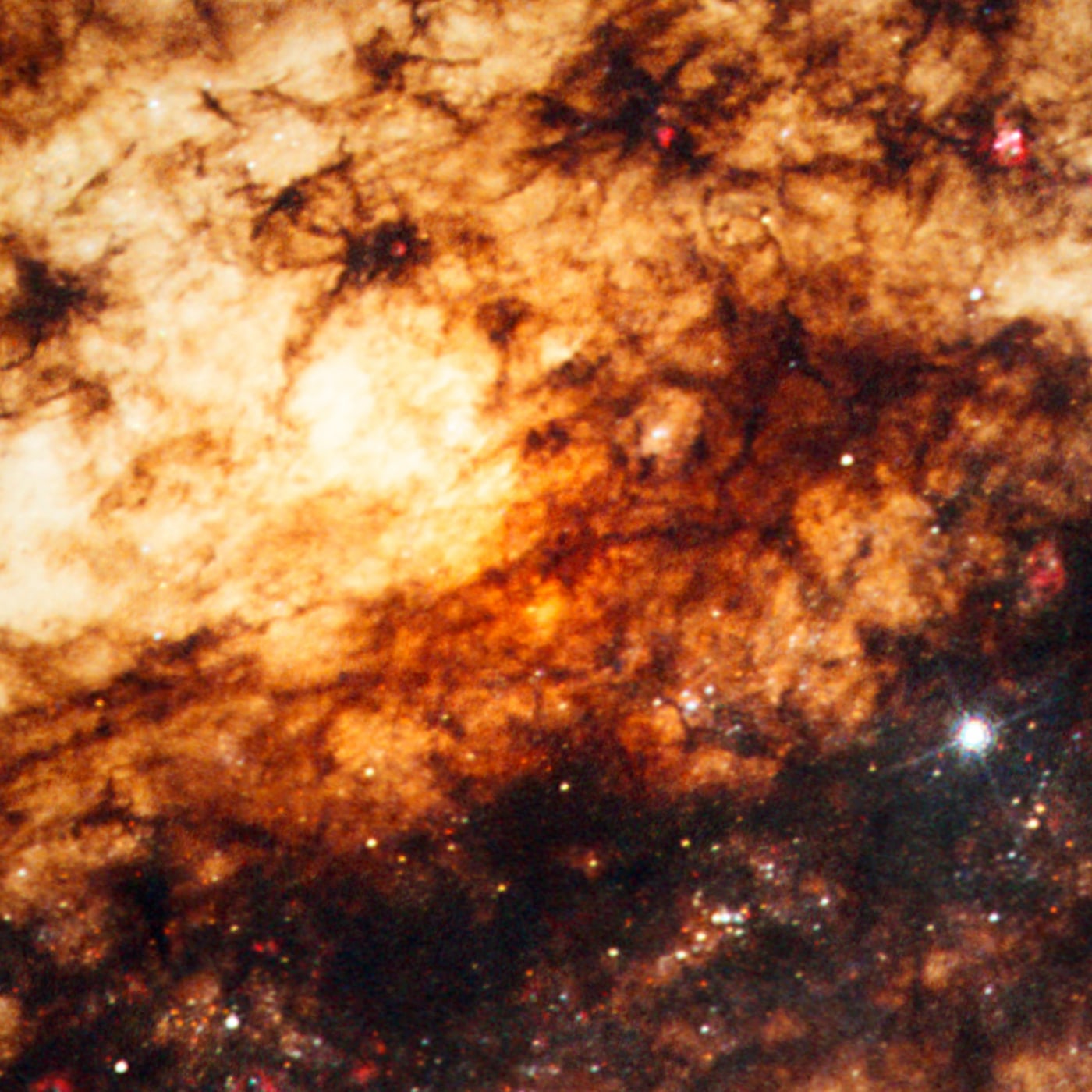 Centaurus A registrado pelo telescópio espacial Hubble