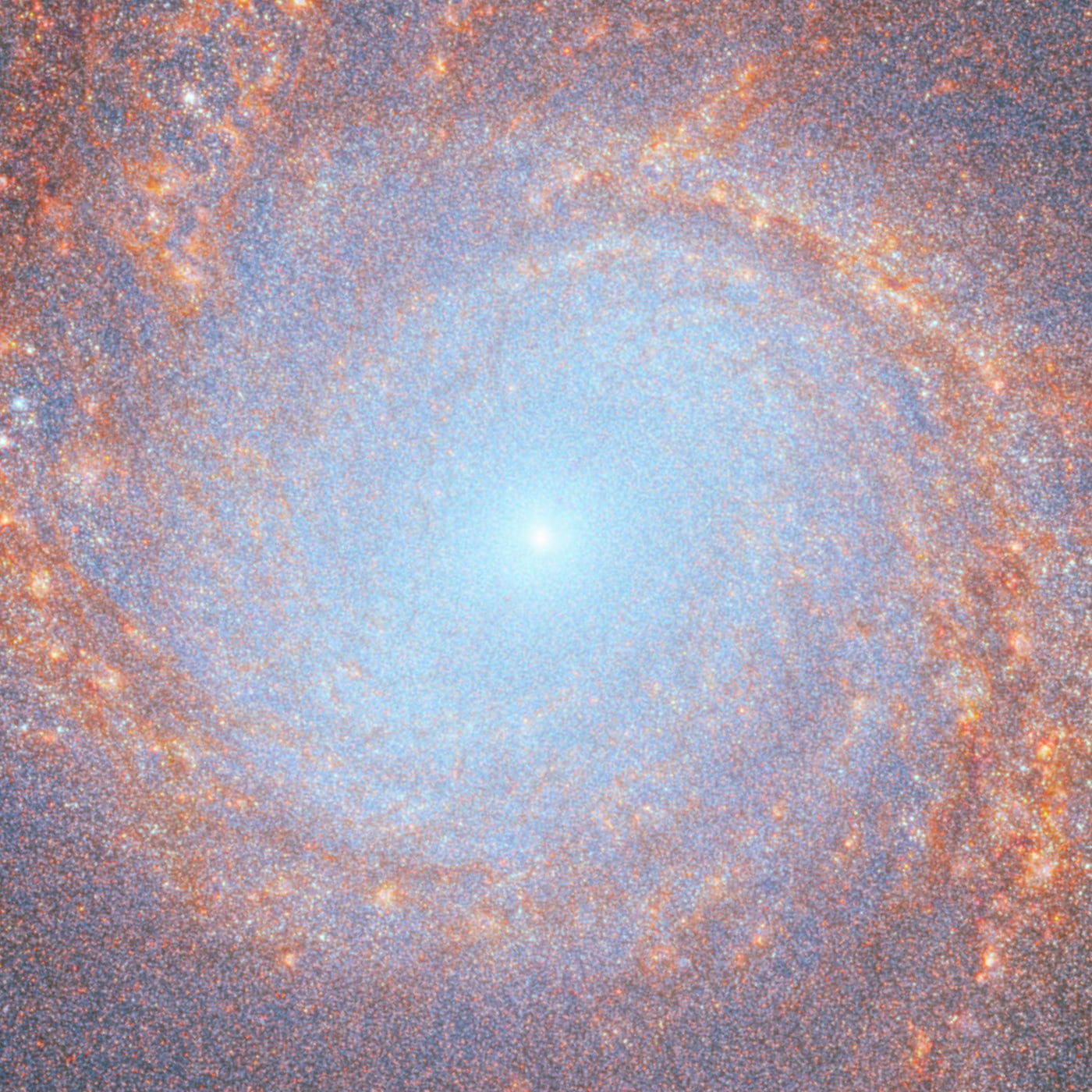 Galáxia do Redemoinho registrado pelo telescópio espacial James Webb