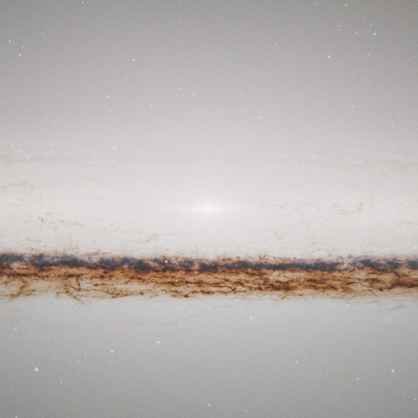 Galáxia do Sombrero registrado pelo telescópio espacial Hubble