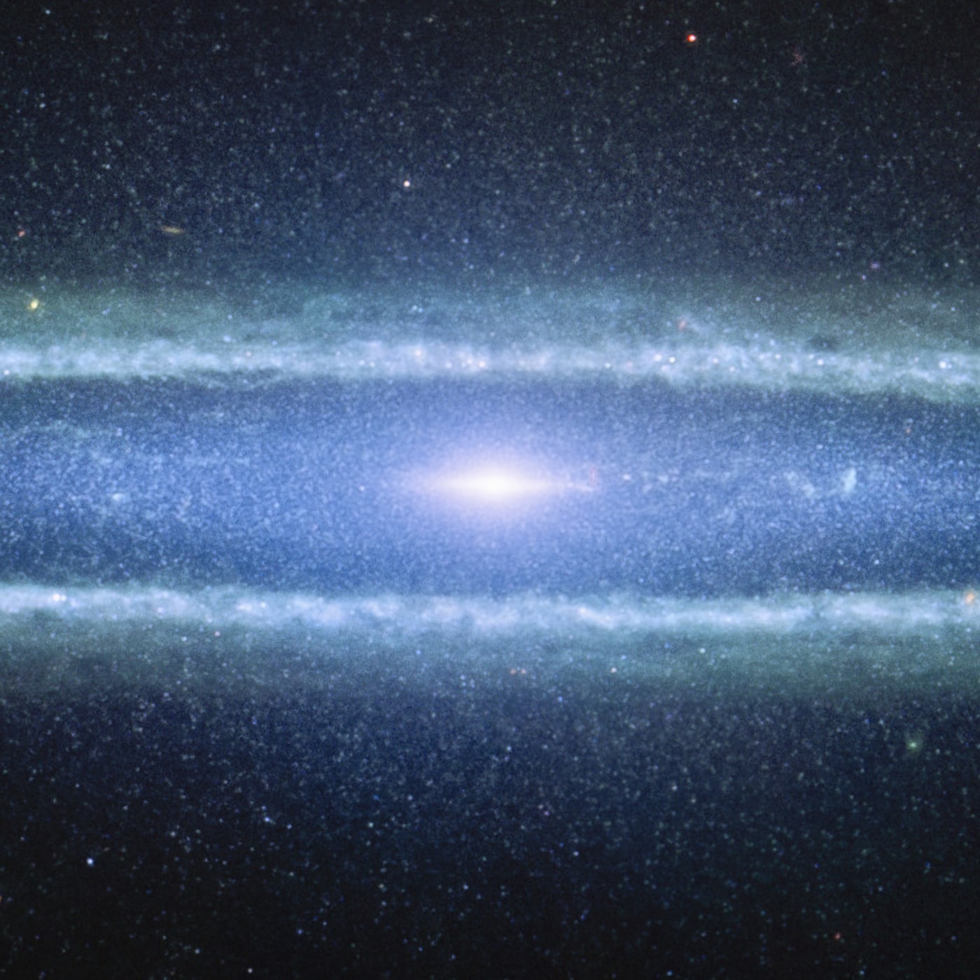 Galáxia do Sombrero registrado pelo telescópio espacial James Webb