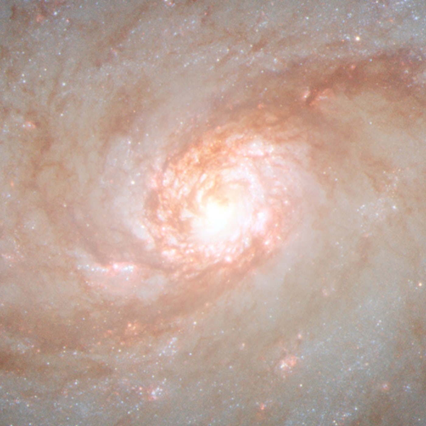 Galáxia NGC 1672 registrado pelo telescópio espacial Hubble