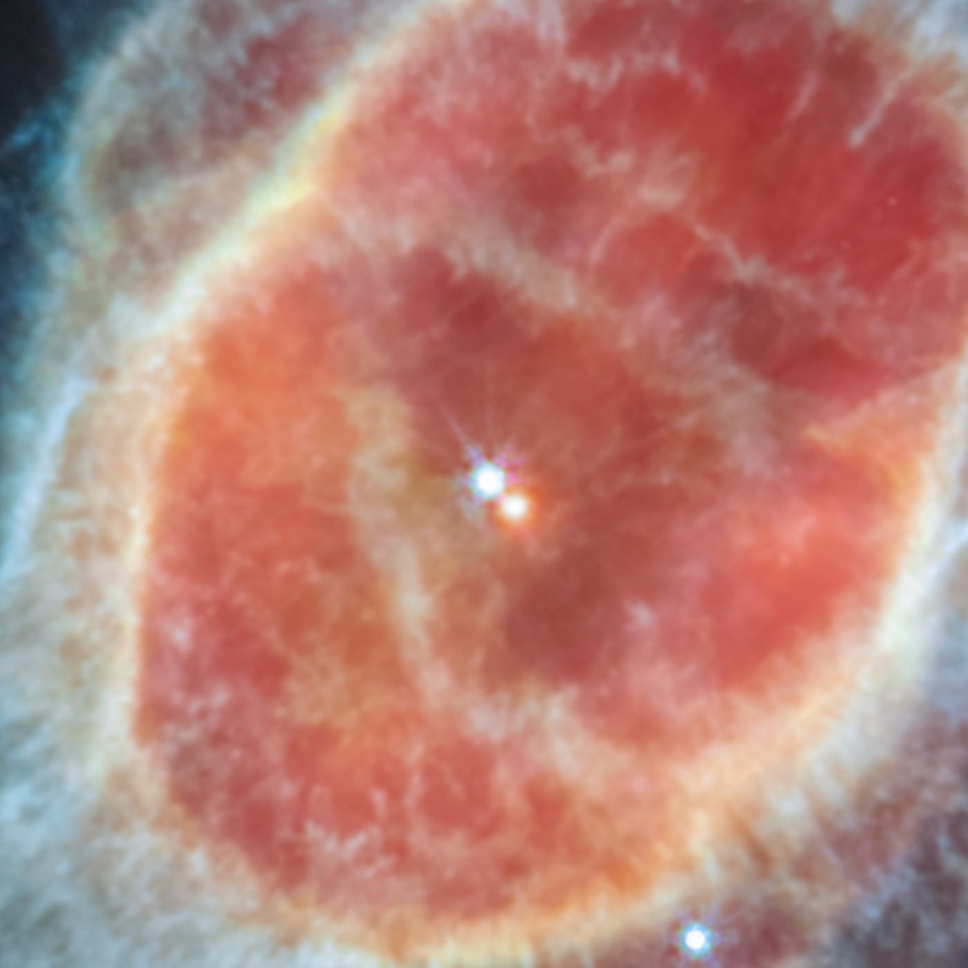 Nebulosa do Anel do Sul registrado pelo telescópio espacial James Webb