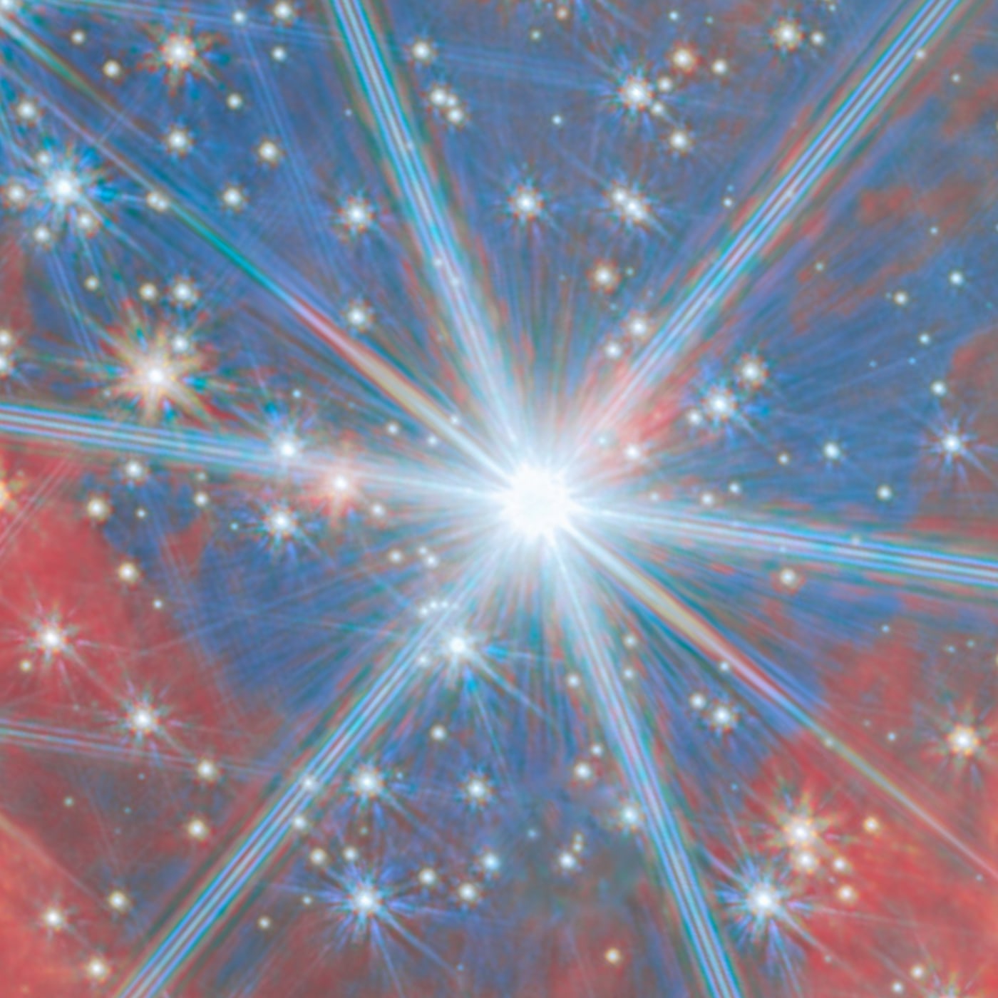 Westerlund 2 registrado pelo telescópio espacial James Webb