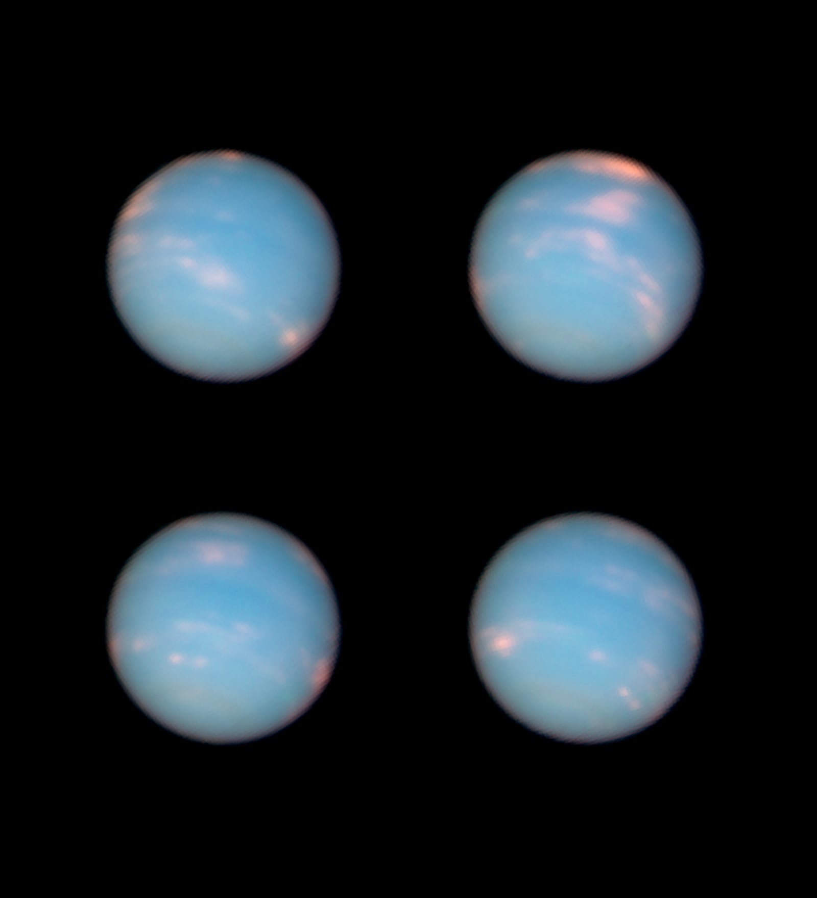 Netuno, planeta registrada pelo Hubble Space Telescope