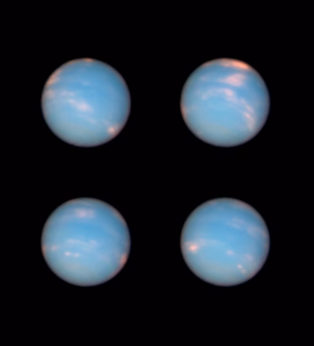 Netuno, planeta, em imagem do Hubble Space Telescope