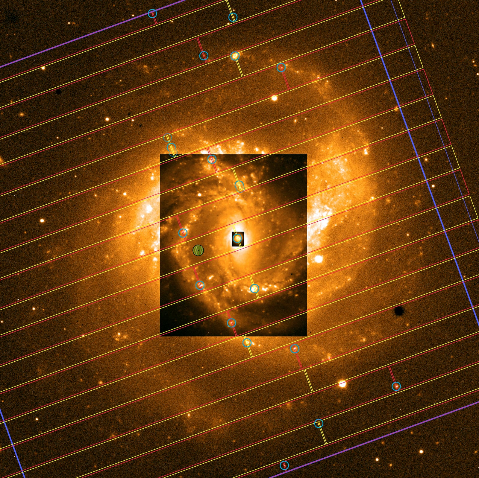 Galáxia Messier 61, galáxia, em imagem do Very Large Telescope