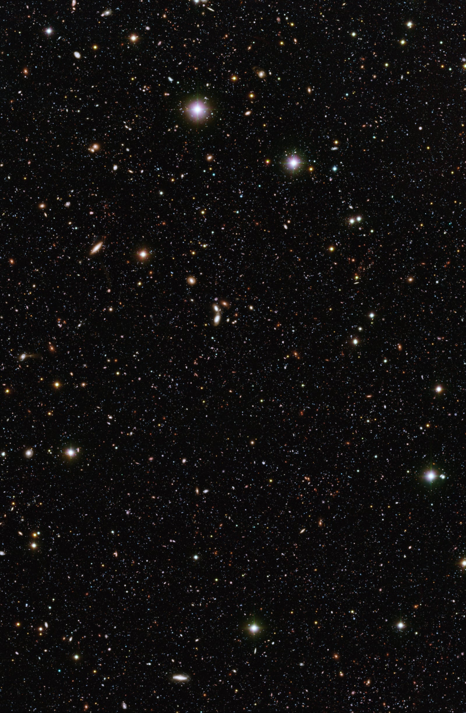 Campo Profundo Chandra Sul, campo profundo registrada pelo Very Large Telescope