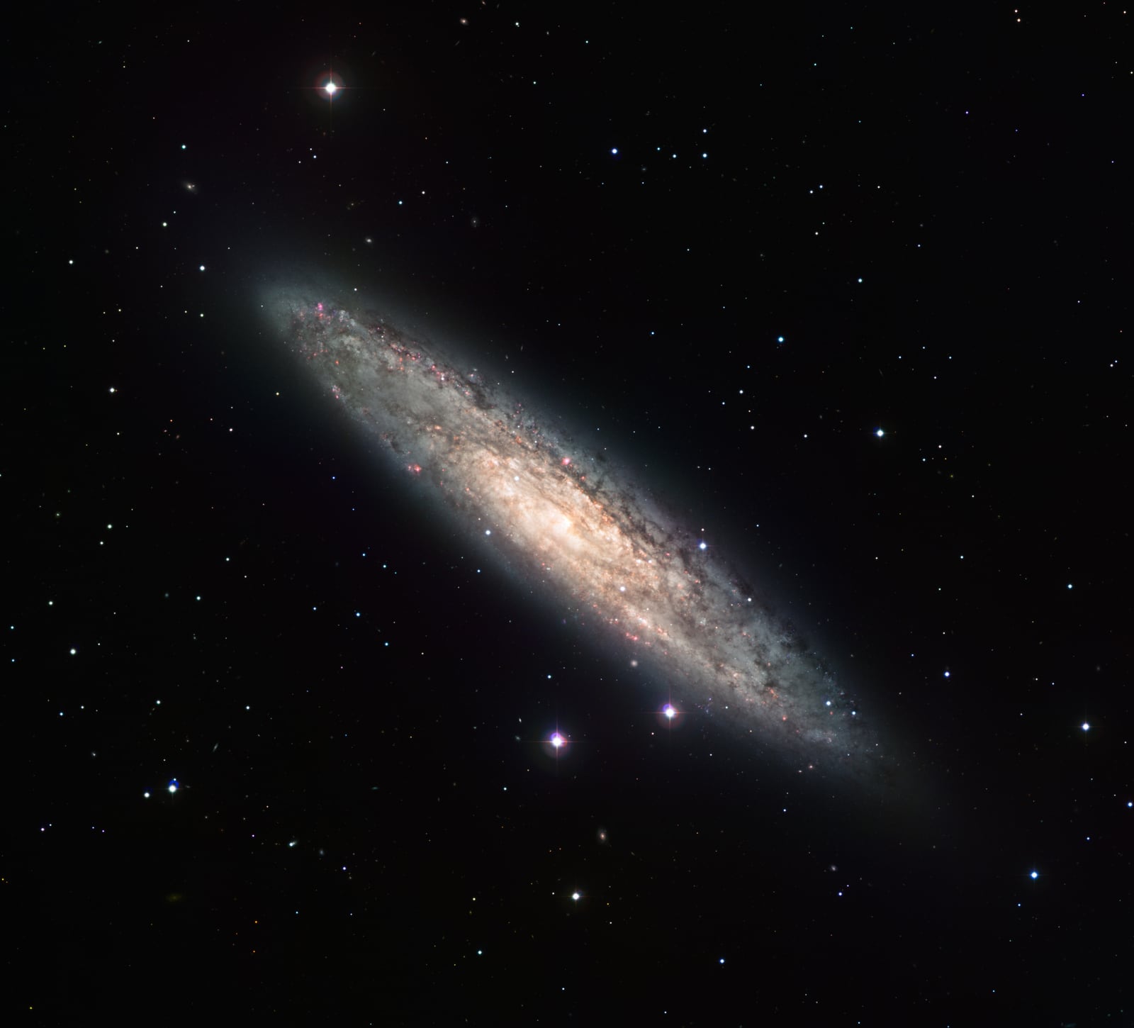 Galáxia do Escultor, galáxia registrada pelo MPG/ESO 2.2-metre telescope