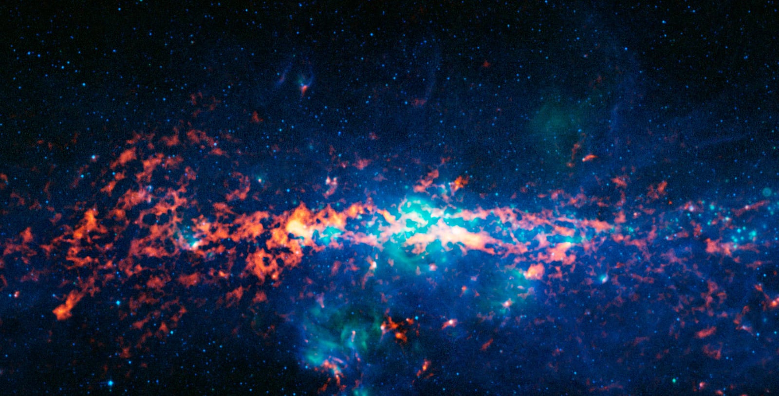 Nuvem molecular Sagittarius B2, nebulosa, em imagem do Other