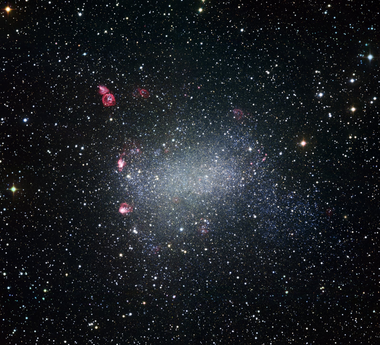 Galáxia de Barnard, galáxia registrada pelo MPG/ESO 2.2-metre telescope