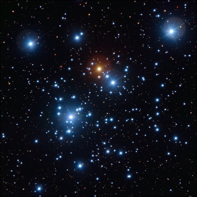 Caixa de Joias, aglomerado aberto registrada pelo Very Large Telescope