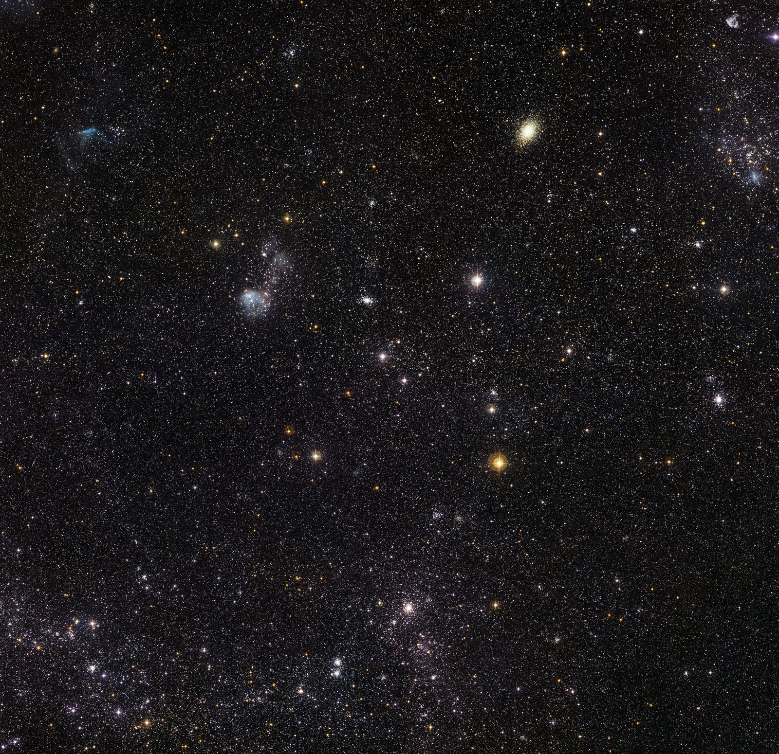 Grande Nuvem de Magalhães, galáxia registrada pelo MPG/ESO 2.2-metre telescope