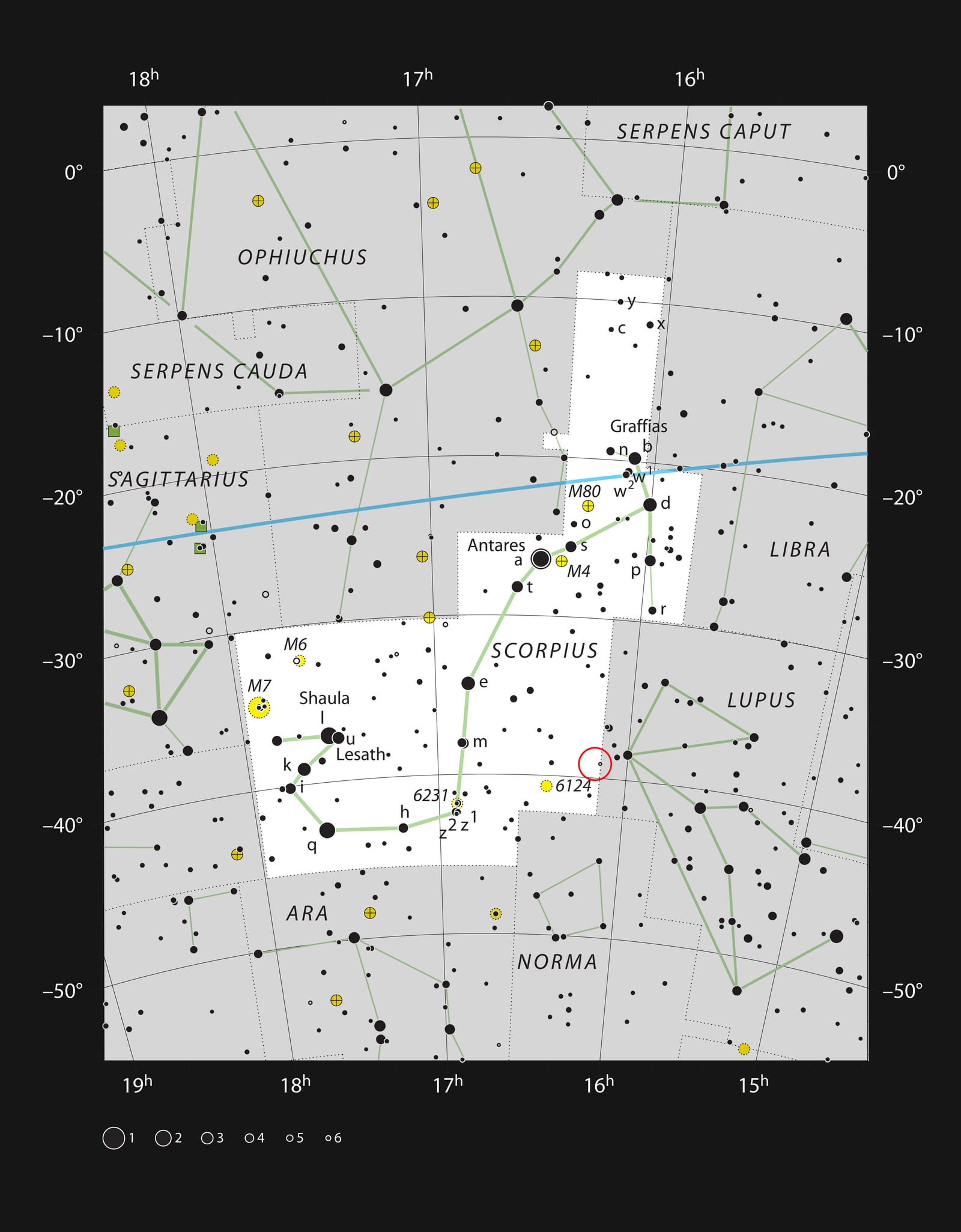 Diagrama de Nuvem escura de Lupus 3, região de formação de estrelas