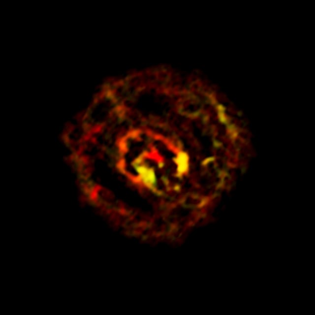 Galáxia NGC 1433, galáxia registrada pelo Atacama Large Millimeter/submillimeter Array