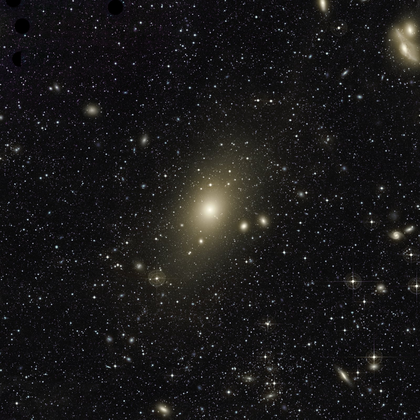 Galáxia Messier 87, galáxia, em imagem do Burrell Schmidt Telescope