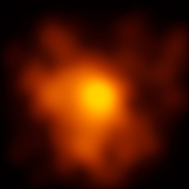 Eta Carinae, estrela supergigante azul registrada pelo Very Large Telescope Interferometer