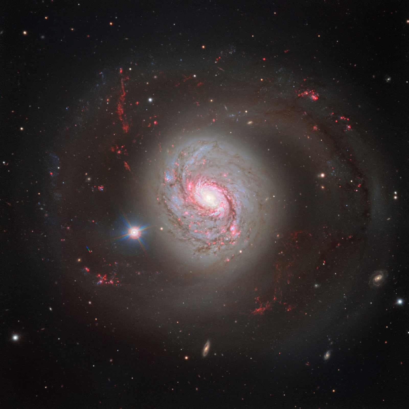 Galáxia Messier 77, galáxia registrada pelo Very Large Telescope