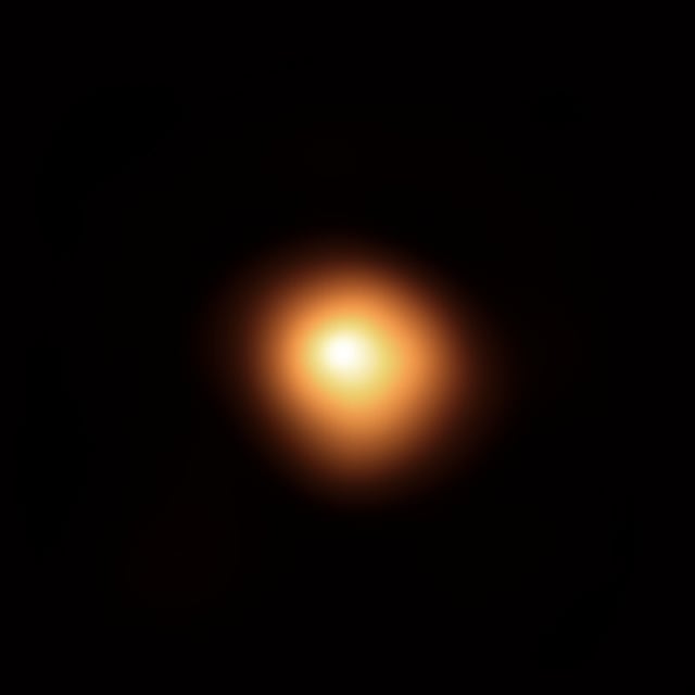 Betelgeuse, estrela supergigante vermelha, em imagem do Very Large Telescope