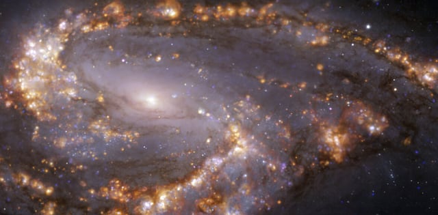 Galáxia Messier 66, galáxia registrada pelo Very Large Telescope
