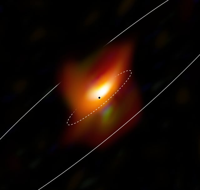 Galáxia Messier 77, galáxia registrada pelo Very Large Telescope Interferometer