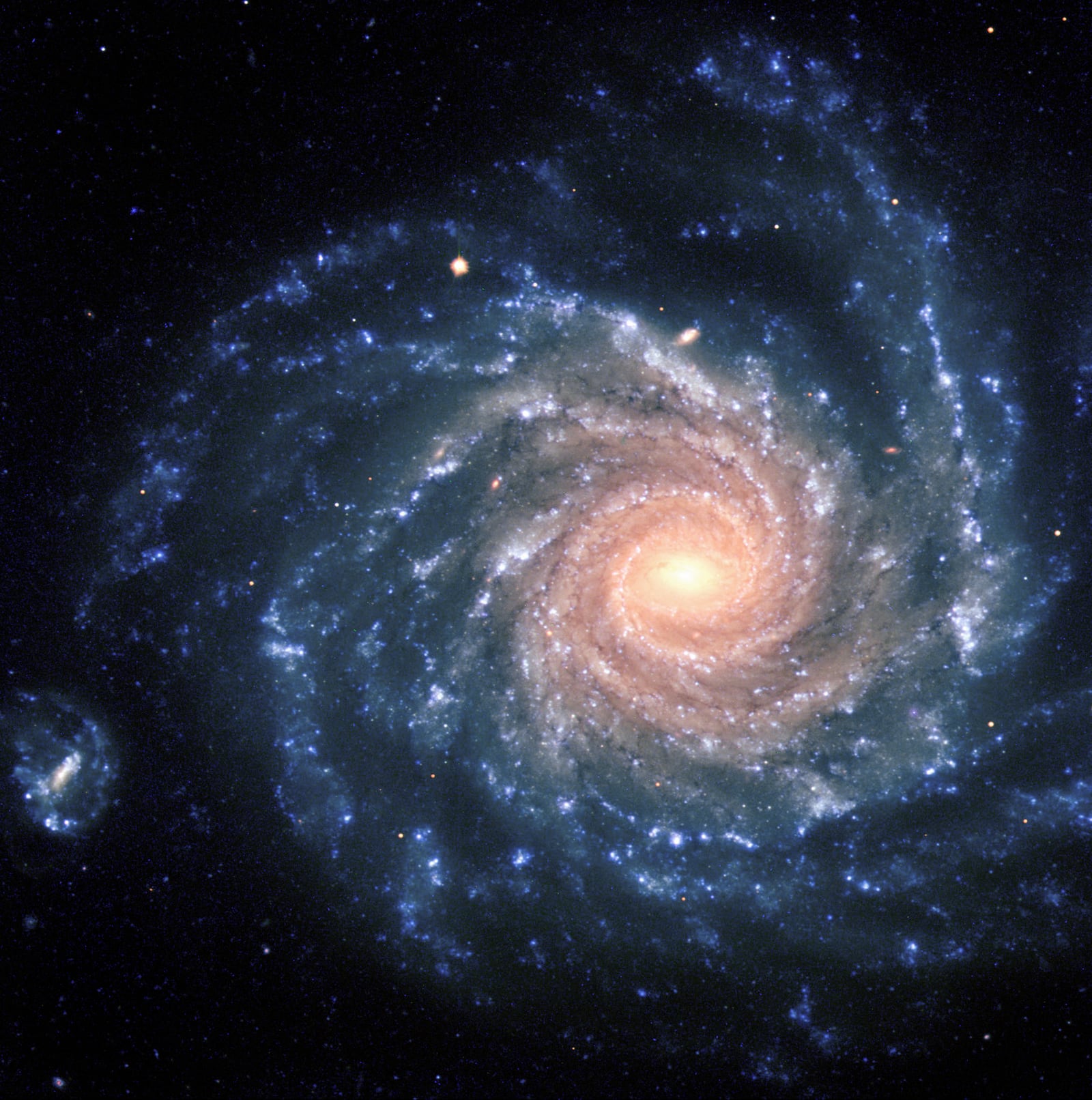 Galáxia NGC 1232, galáxia com linhas de emissão registrada pelo Very Large Telescope