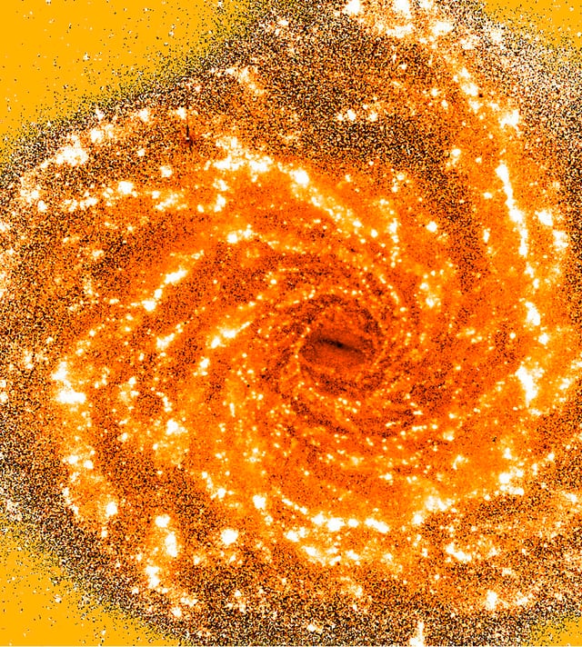 Galáxia NGC 1232, galáxia com linhas de emissão, em imagem do Very Large Telescope