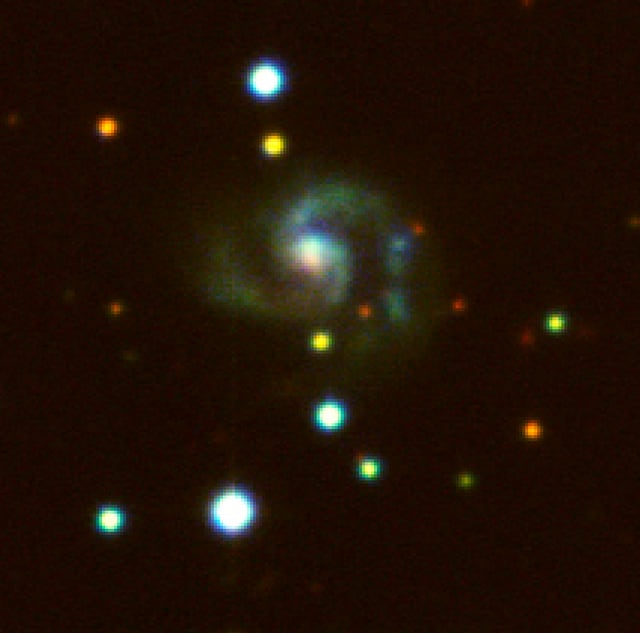 Galáxia NGC 4945, galáxia, em imagem do MPG/ESO 2.2-metre telescope