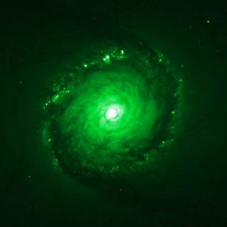 Galáxia NGC 1512, galáxia registrada pelo Hubble Space Telescope