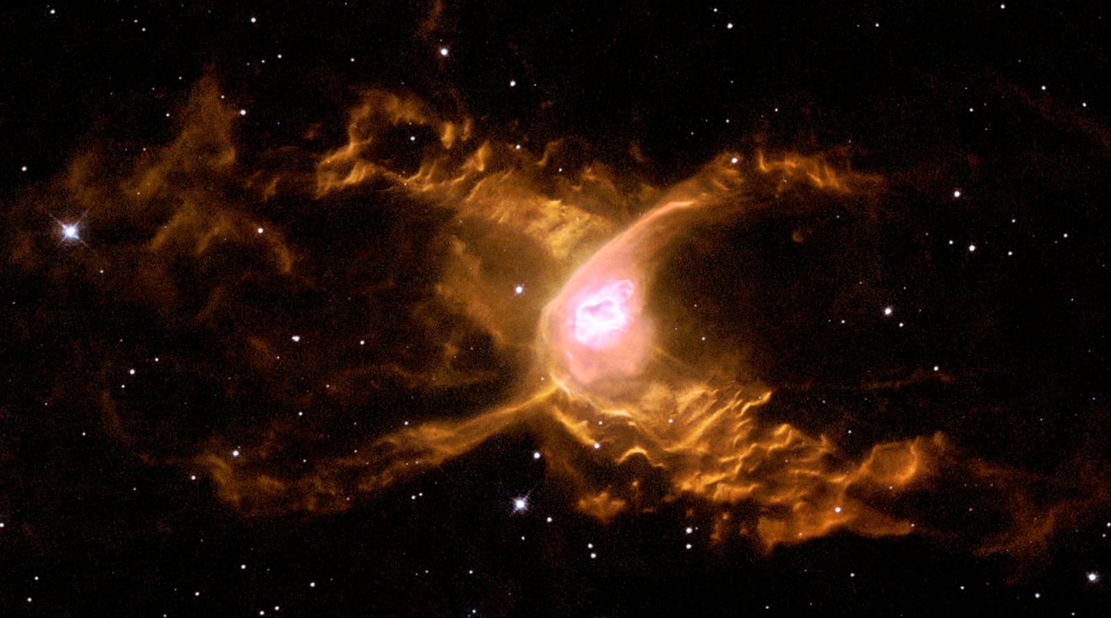 Nebulosa da Aranha Vermelha, nebulosa planetária registrada pelo Hubble Space Telescope