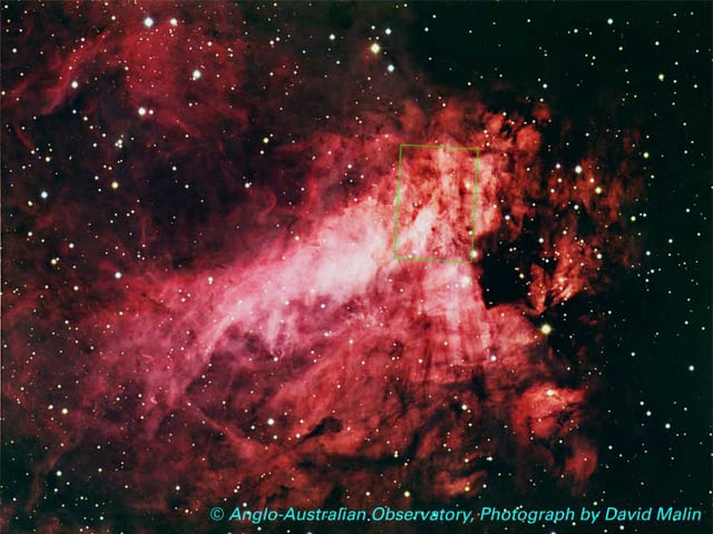 Nebulosa Ômega, nebulosa de emissão
