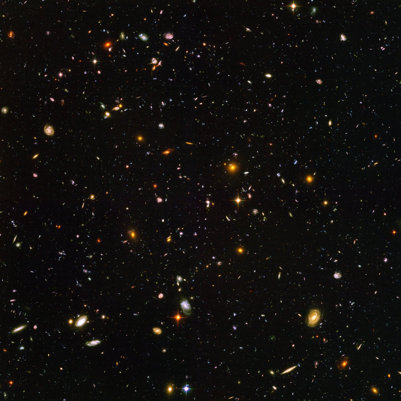 Campo Ultraprofundo do Hubble, campo profundo registrada pelo Hubble Space Telescope