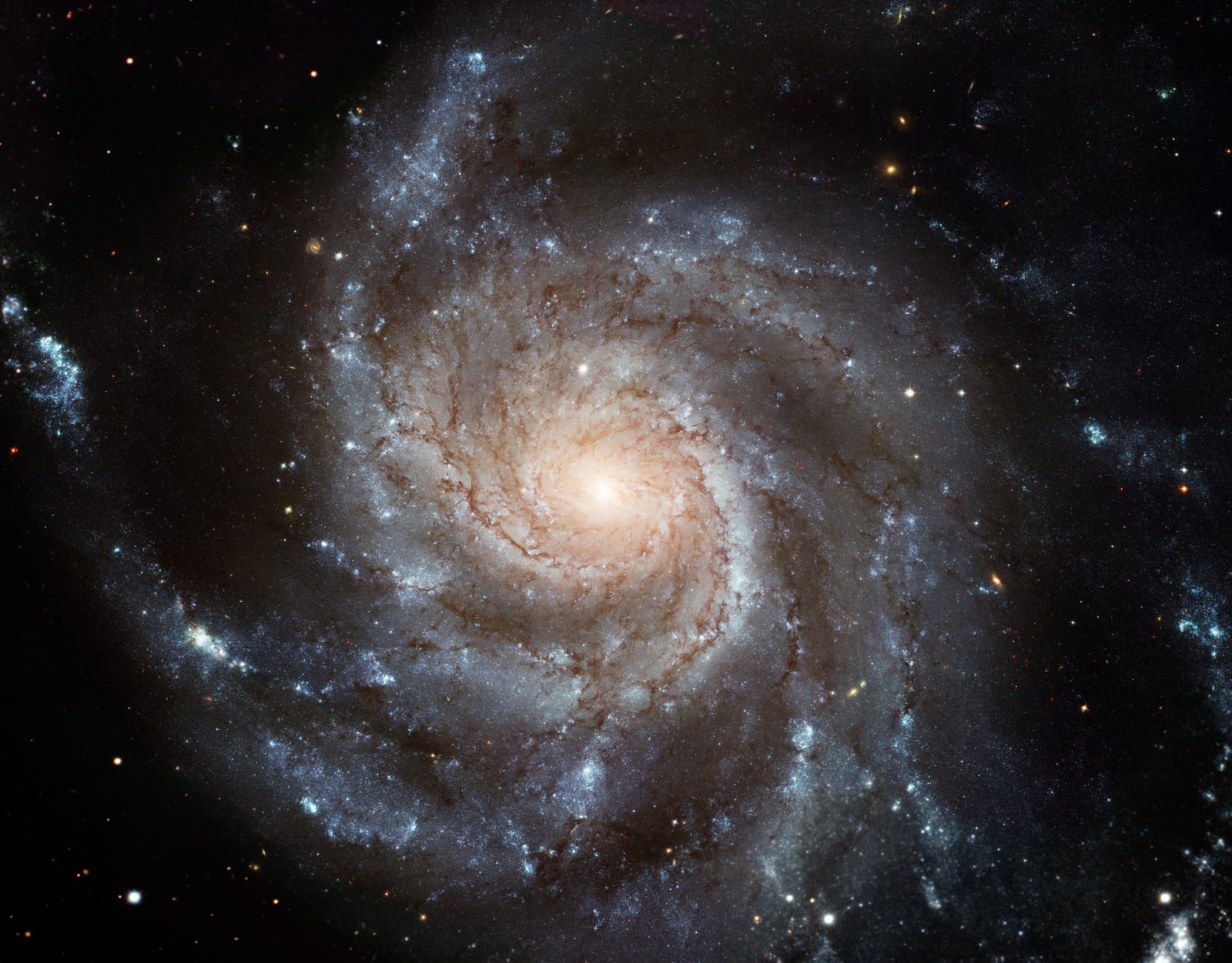 Galáxia do Cata-vento, galáxia registrada pelo Hubble Space Telescope