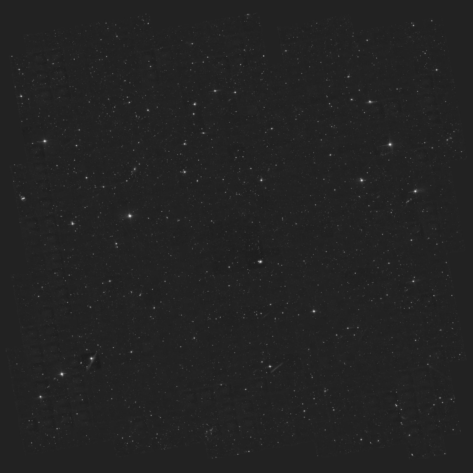 Campo COSMOS, campo profundo, em imagem do Hubble Space Telescope