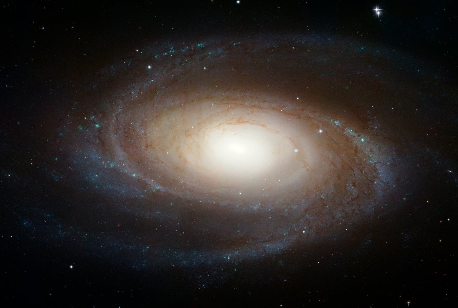Galáxia de Bode, galáxia, em imagem do Hubble Space Telescope