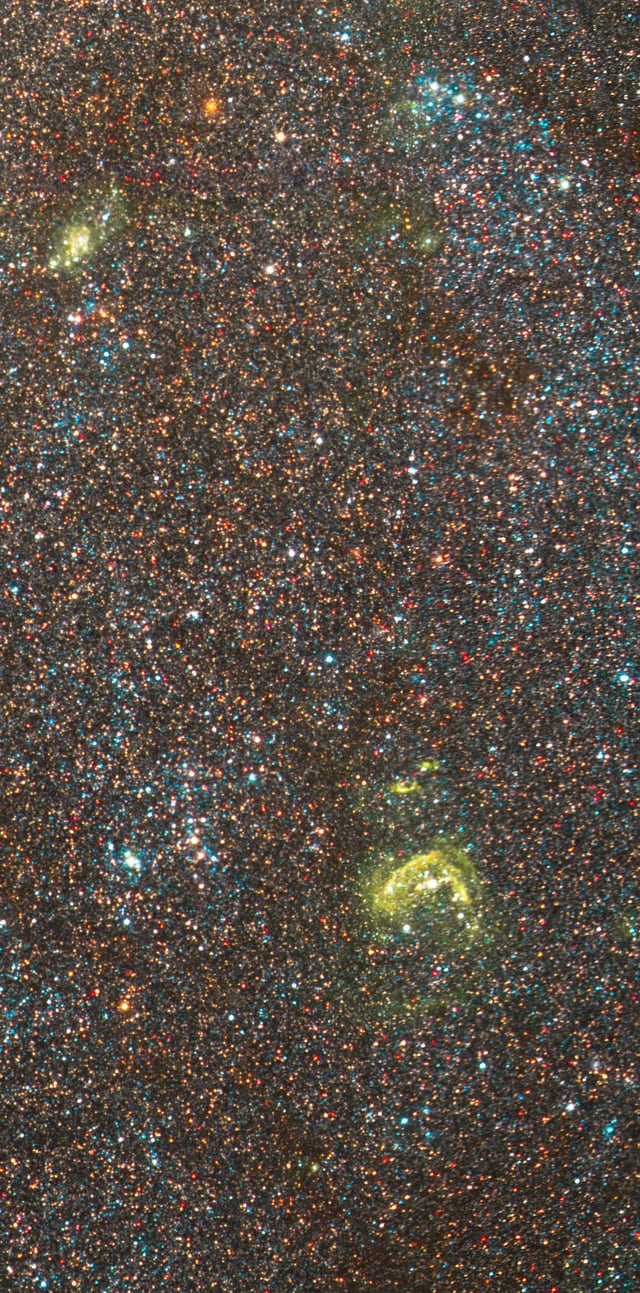 Galáxia NGC 300, galáxia em grupo, em imagem do Hubble Space Telescope