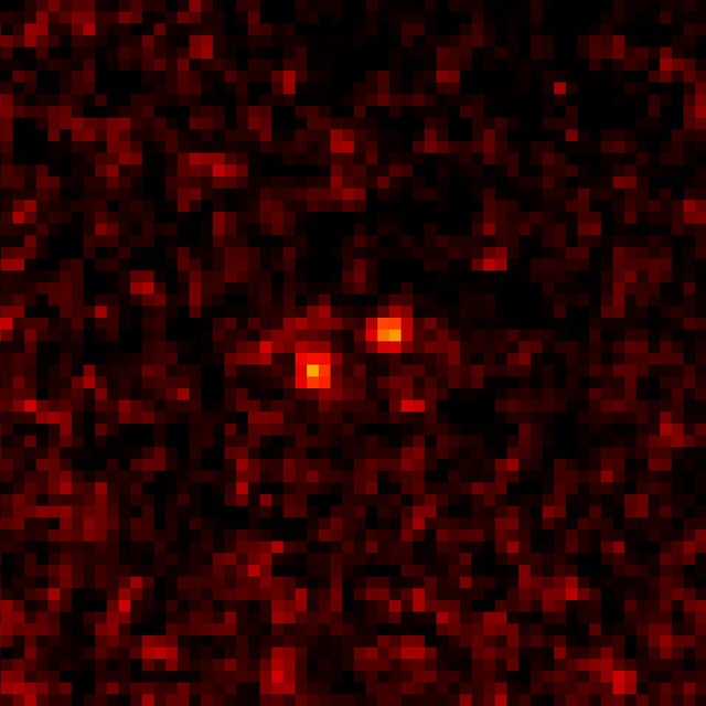 Fomalhaut, estrela de movimento próprio alto, em imagem do Hubble Space Telescope