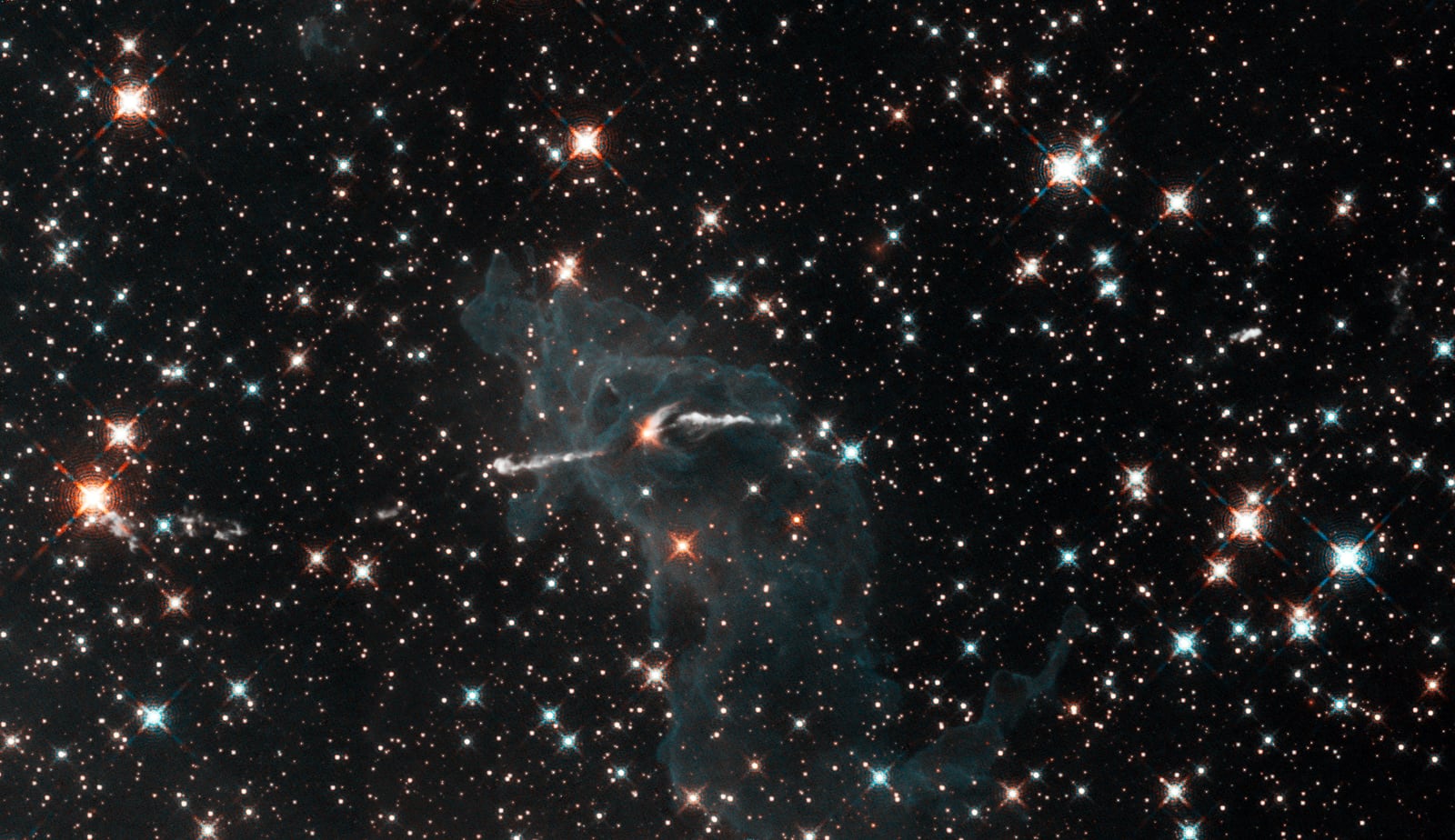 Nebulosa de Carina, região de hidrogênio ionizado, em imagem do Hubble Space Telescope