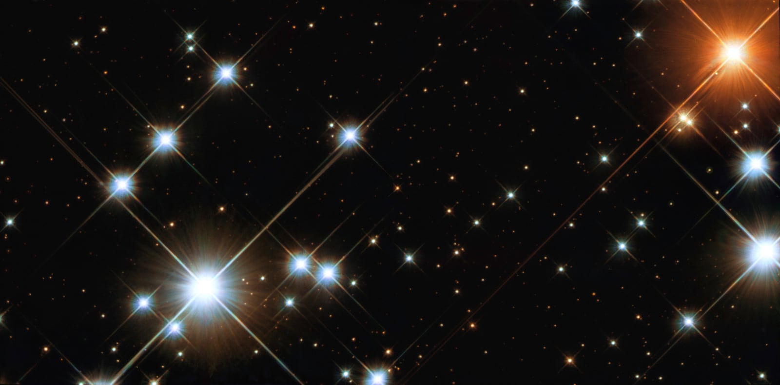 Caixa de Joias, aglomerado aberto, em imagem do Hubble Space Telescope