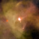 Nebulosa de Órion, nebulosa de emissão, em imagem do Hubble Space Telescope