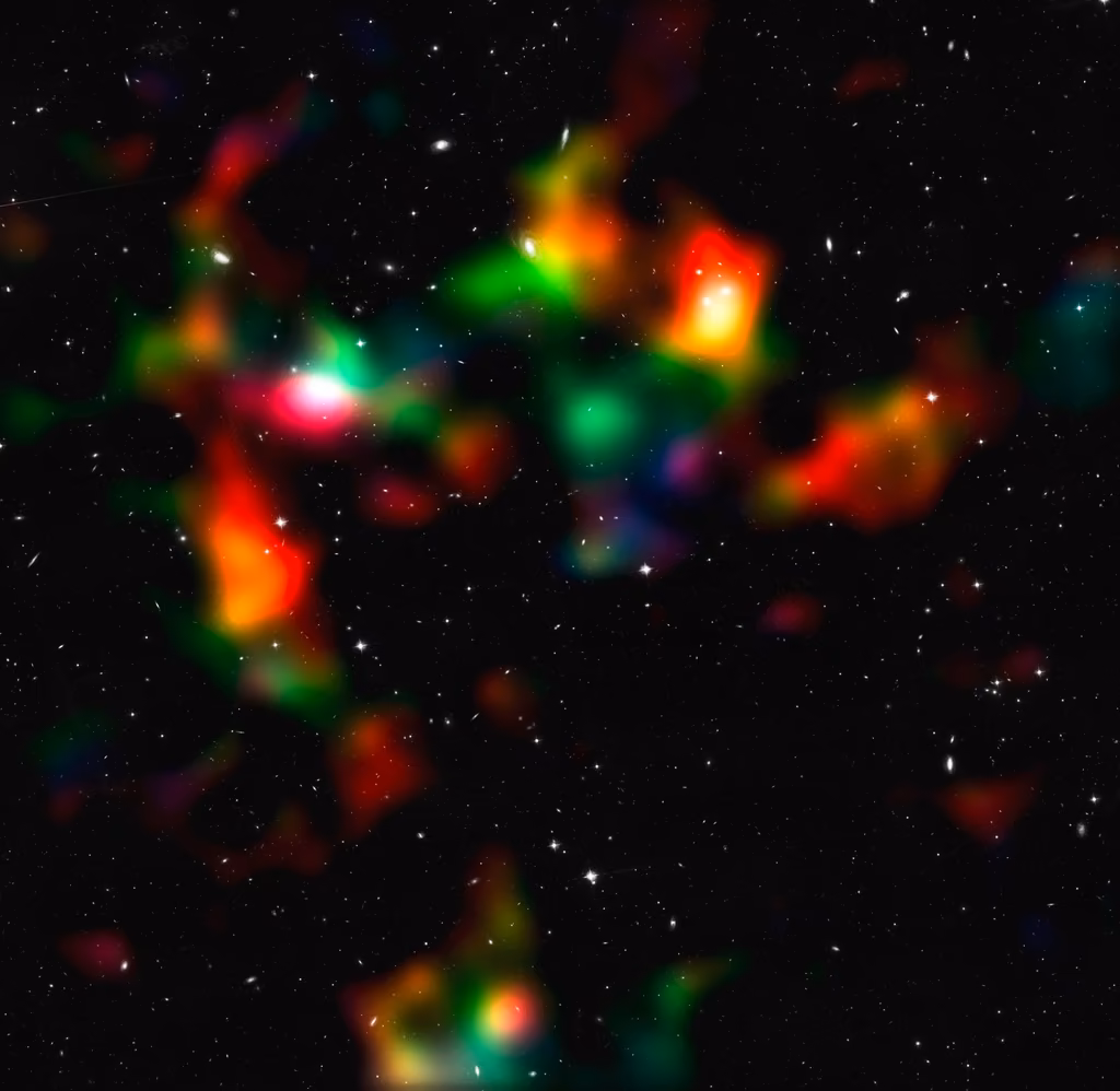 Campo COSMOS registrado pelo telescópio espacial Hubble