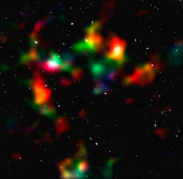 Campo COSMOS, campo profundo, em imagem do Hubble Space Telescope