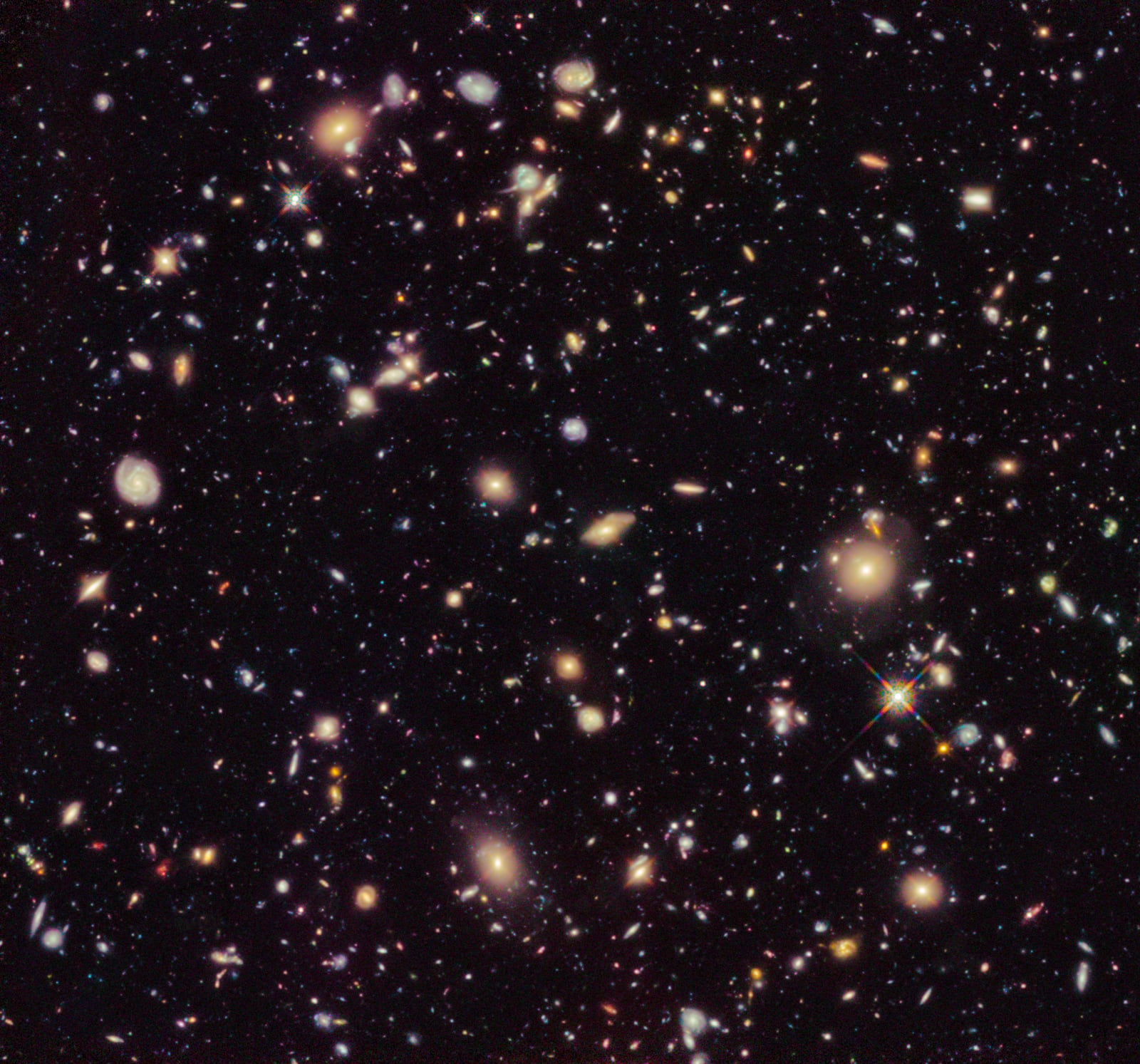 Campo Ultraprofundo do Hubble, campo profundo registrada pelo Hubble Space Telescope