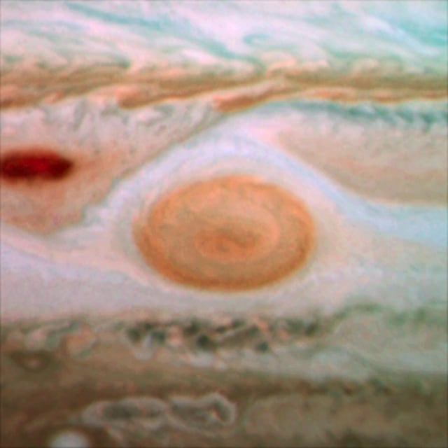 Grande Mancha Vermelha, planeta, em imagem do Hubble Space Telescope