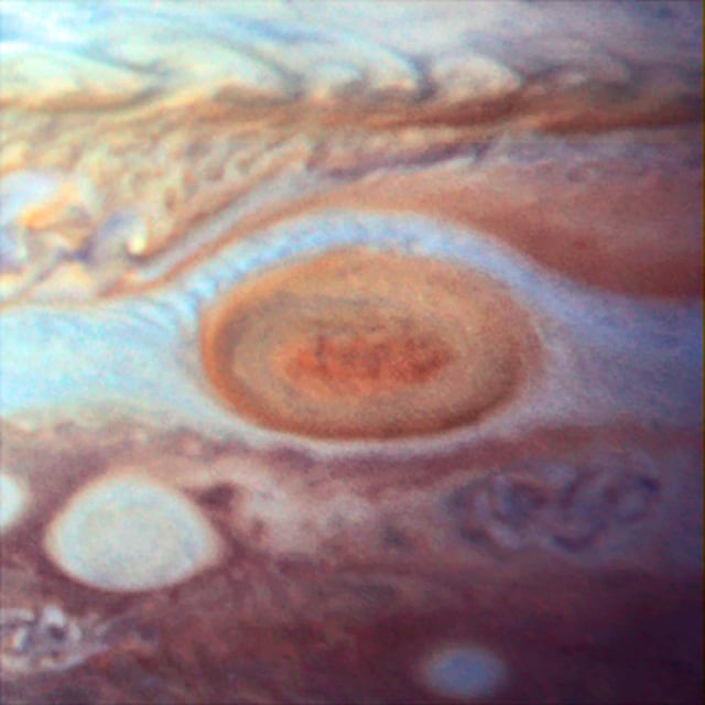 Grande Mancha Vermelha, planeta, em imagem do Hubble Space Telescope