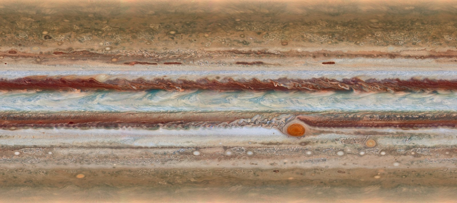 Júpiter, planeta, em imagem do Hubble Space Telescope