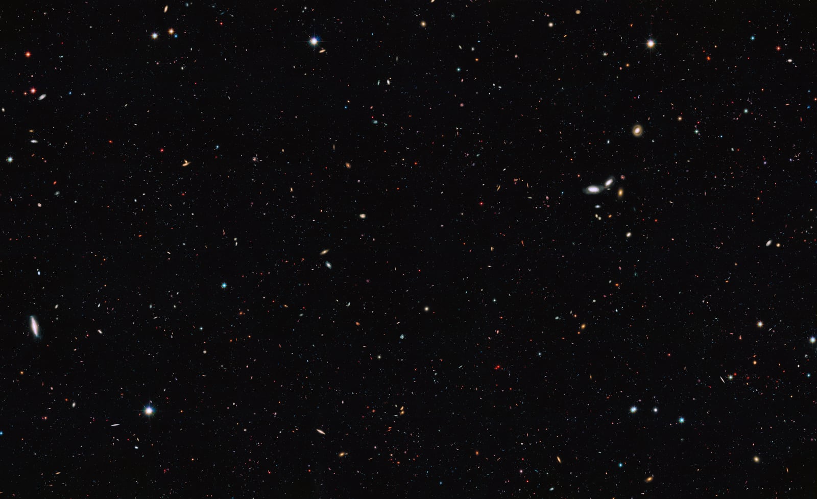 Campo GOODS Sul, campo profundo, em imagem do Hubble Space Telescope