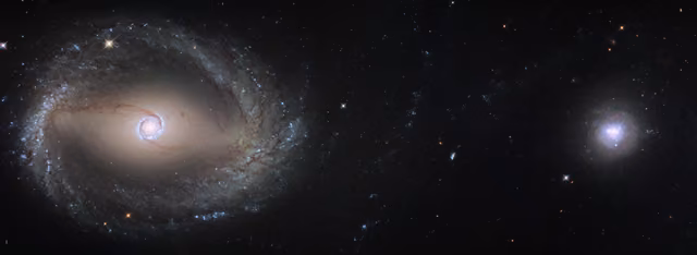 Galáxia NGC 1512 registrado pelo Hubble