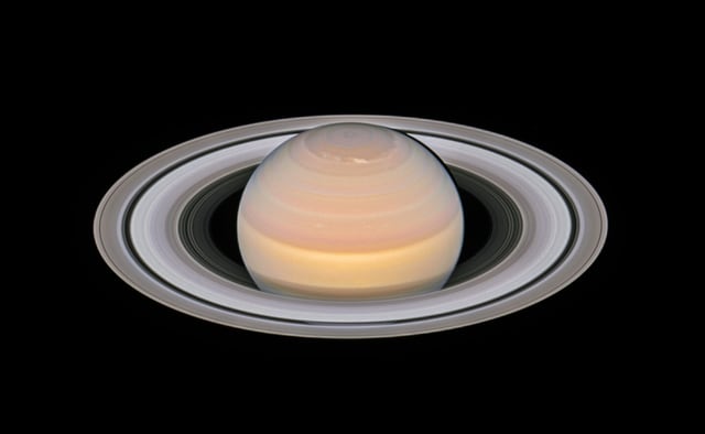Saturno, planeta registrada pelo Hubble Space Telescope